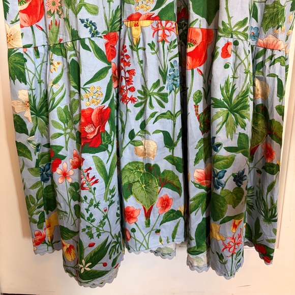 Tuckernuck Blue Blooming Botanical Garden Ginger Maxi XXXL - Picture 8 of 13